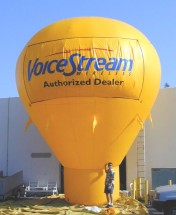 Parking Lot Advertising Balloons